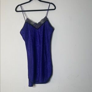 Luxurious Purple Lace Slip